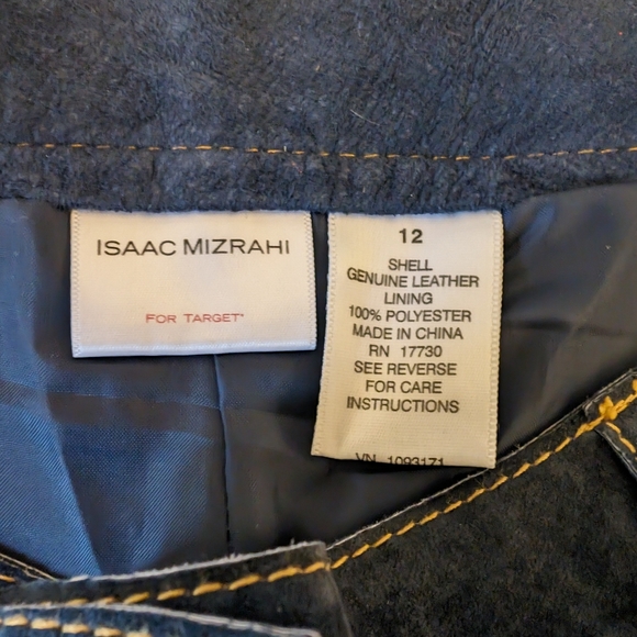 Isaac Mizrahi suede skirt - Picture 3 of 3